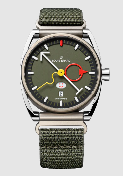 Louis Erard x alain silberstein LA SEMAINE LOUIS ERARD X ALAIN SILBERSTEIN KHAKI 75357TT06.BTT89 Replica watch